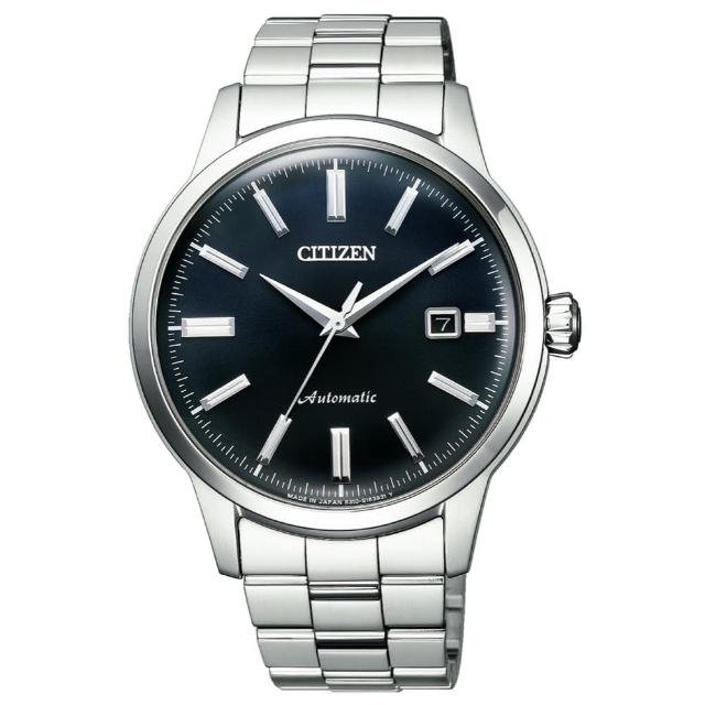 CITIZEN 星辰【CITIZEN 星辰】卓越品味 時尚機械錶-銀x藍/41mm(NK0000-95L)