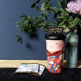 【TALES 神話言】乾隆御茗系列-洋甘菊烏龍茶-600ML冷泡杯茶(文創 禮品 禮物 收藏)