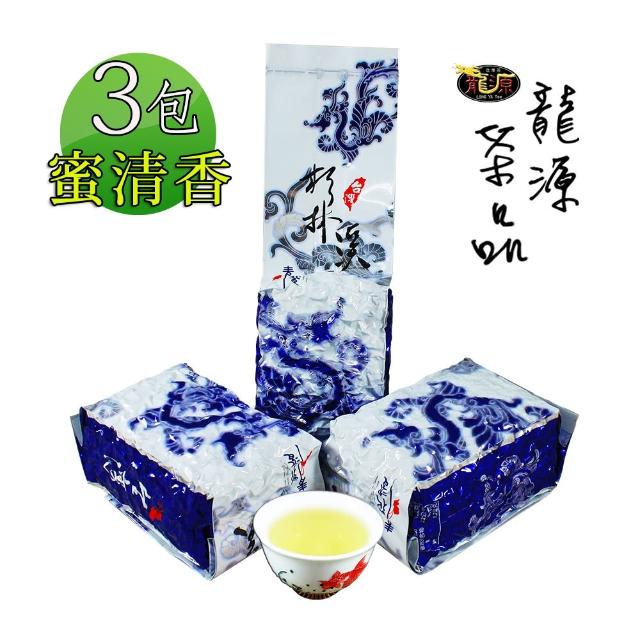 【龍源茶品】頂級杉林溪鮮活烏龍茶葉3包組(150g/包-共450g/高山茶葉適合放茶几茶壺泡茶)