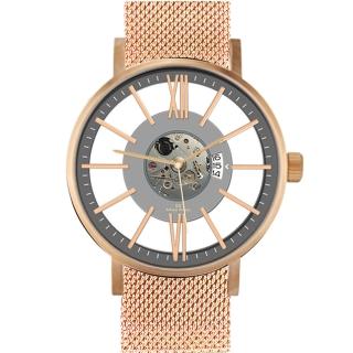 【Max Max】鏤空太陽細膩層次手錶-灰色38MM(MAS7038-1)