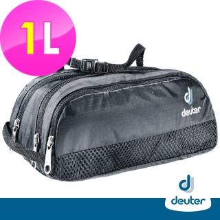 【deuter】WASH BAG TOUR II 1L旅行盥洗包(3900620黑/旅遊收納包/隨身盥洗包/化妝包)