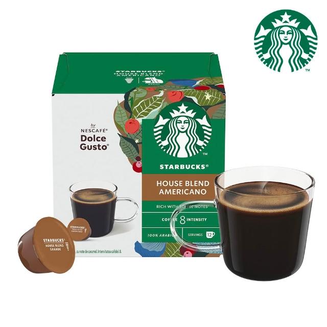 【NESCAFE Dolce Gusto】星巴克+多趣酷思咖啡膠囊任選4盒送購物袋+馬克杯(醇郁/家常/紐約) 送禮 中秋 禮盒
