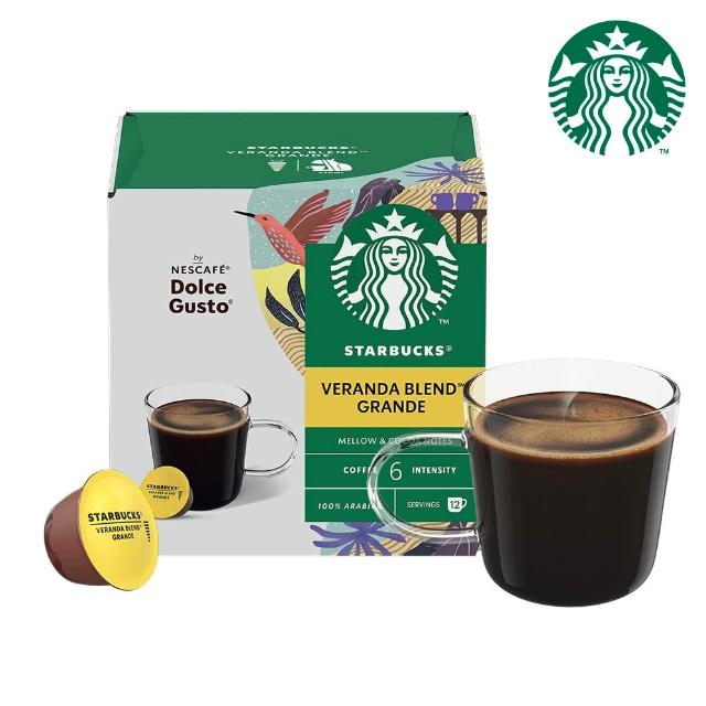 【NESCAFE Dolce Gusto】星巴克+多趣酷思咖啡膠囊任選4盒送購物袋+馬克杯(醇郁/家常/紐約) 送禮 中秋 禮盒