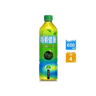 【每朝健康】雙纖綠茶650mlx4入