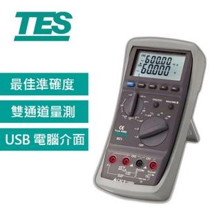 【TES 泰仕】4 5/6 記錄型萬用電錶 PROVA 803(記錄型萬用電錶 萬用電錶 電錶)