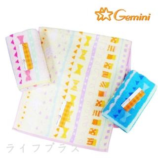 簡約北歐線條毛巾-TSB126/糖果童話色紗毛巾-SB579K-6入