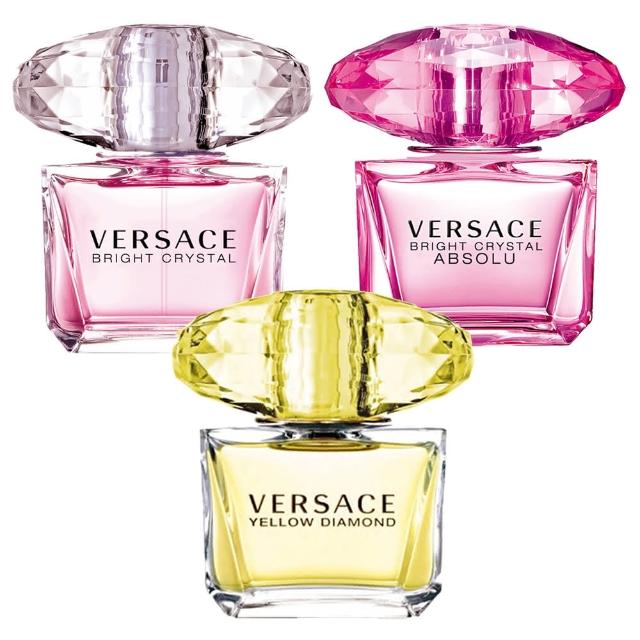 【VERSACE 凡賽斯】香戀水晶+香愛黃鑽+絕對‧香戀水晶(5ml 3入組合)