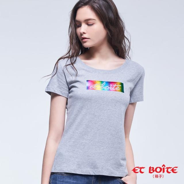 【BLUE WAY】五彩箔轉印LOGO短TEE-ET BOiTE 箱子