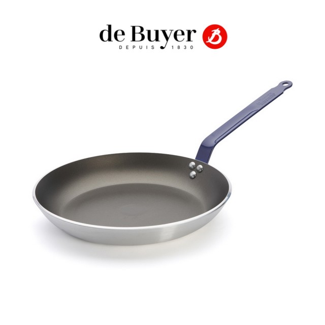 【de Buyer 畢耶】『CHOC系列』超耐用加厚平底不沾鍋32cm(5色任選)