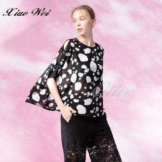 【CHENG DA】專櫃精品春夏款時尚流行短袖上衣(NO.513043)