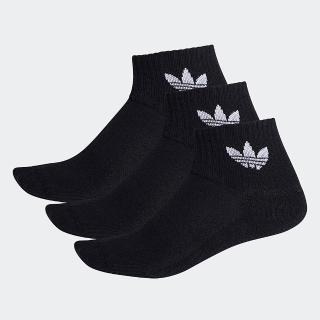 【adidas官方旗艦館】中筒襪 3 雙入 男/女(FM0643)