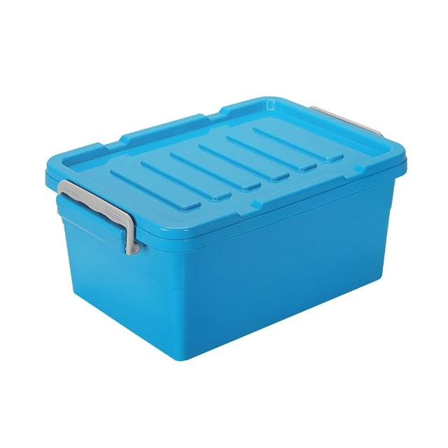 【KEYWAY 聯府】達拉整理箱18L附輪-3入 藍/綠/紅(儲物 收納箱 炫彩玩色 MIT台灣製造)