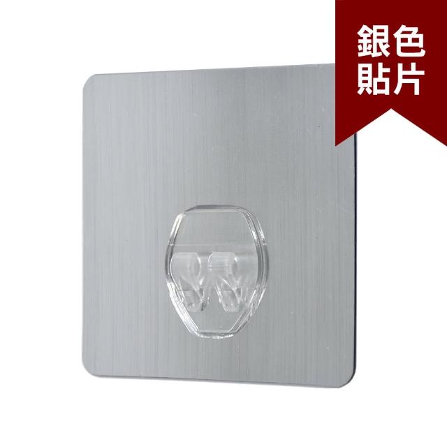【Easy+ 易立家】歐式二勾(304不鏽鋼無痕掛勾 無痕貼 門後掛衣勾衣帽架) 