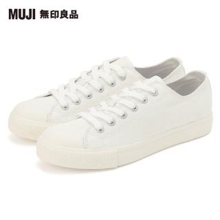 【MUJI 無印良品】撥水加工有機棉舒適休閒鞋