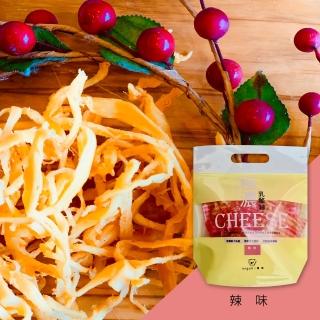 【migoo 彌果】有調味極濃黃金乳酪絲-辣味160g/袋(鮮奶/團購美食/高鈣/禮盒/零食/點心/健康零嘴)