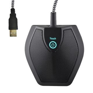 【e-Kit 逸奇】USB全指向電腦桌面觸控感應開關會議型麥克風(MIC-G11)