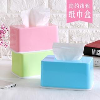 【PS Mall】糖果色紙巾盒家用客廳茶几桌面抽紙盒 2入(J008)