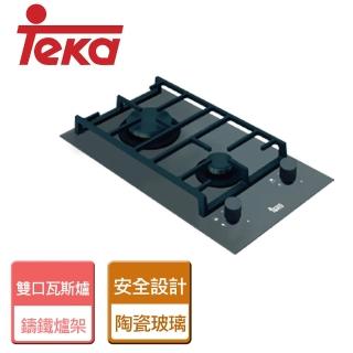 【TEKA】不含安裝玻璃雙口檯面瓦斯爐(LUX-30 2G)