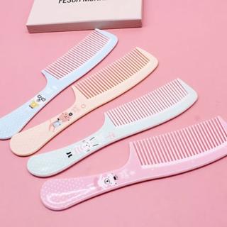 【PS Mall】美髮梳 小鳥印花彩色梳子 2入(H343)