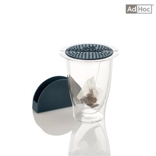 【AdHoc】附底座夾茶包杯蓋組