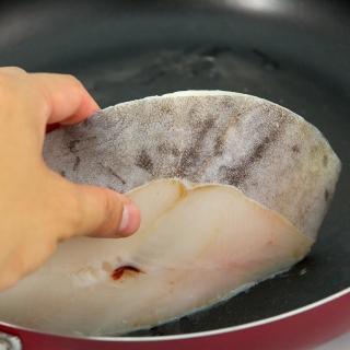 【低溫快配-快速到-優鮮配】厚切無肚洞格陵蘭大比目魚6片(約380g/片-凍)