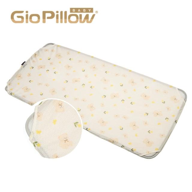 【GIO Pillow】中床 60×120cm 智慧二合一有機棉透氣嬰兒床墊 M號(透氣床墊 可水洗床墊 嬰兒床墊 彌月禮)