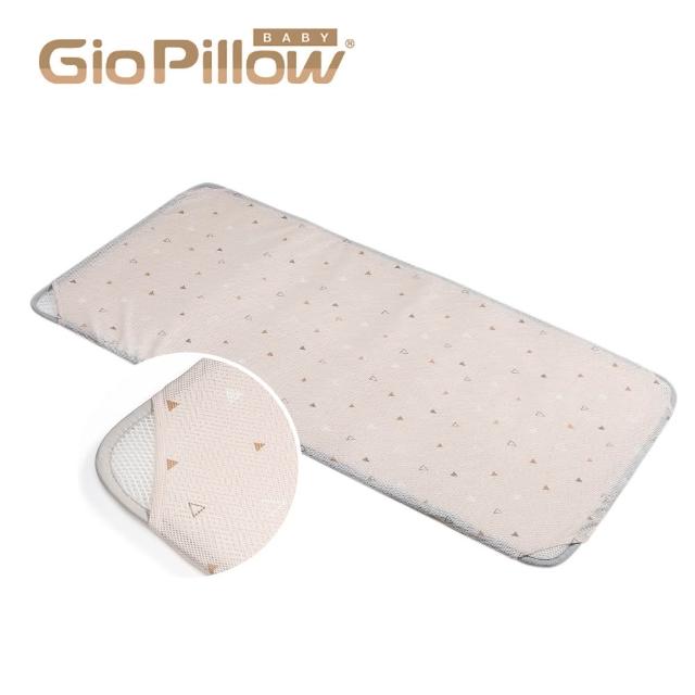 【GIO Pillow】大床 70×120cm 智慧二合一有機棉透氣嬰兒床墊 XM號(透氣床墊 可水洗床墊 嬰兒床墊 彌月禮)