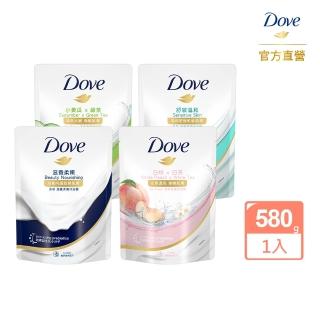 【Dove 多芬】滋養系列沐浴乳補充包650G(滋養/去角質/清爽)