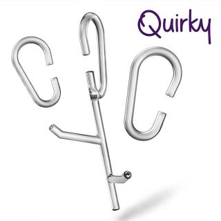 【Quirky 巧趣】浴簾掛鉤(透明 BRANCH)