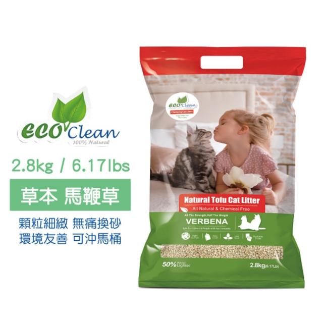 【ECO 艾可】1.5mm極細+仿礦型豆腐貓砂-超強組合4入組(環保貓砂)