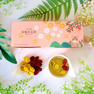 【梁山水泊】台灣舒神紅棗杭菊茶包2.0gx24入(苗栗銅鑼杭菊/生產溯源紅棗)