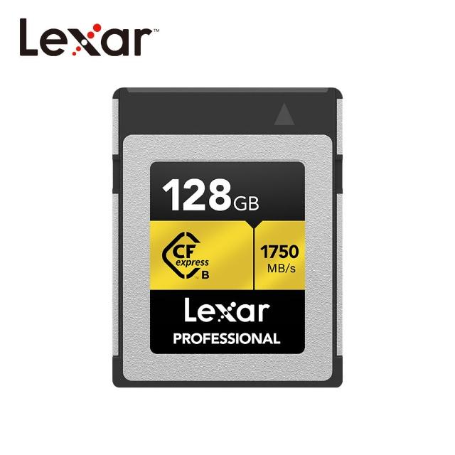 【Lexar 雷克沙】128GB Professional CFexpress Type B 1750MB/s 記憶卡