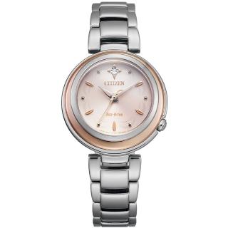 【CITIZEN 星辰】L系列 光動能璀璨真鑽女錶-30mm(EM0589-88X)