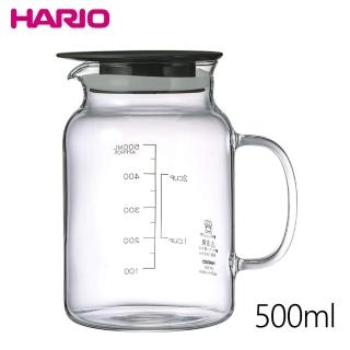 【日本HARIO】耐熱玻璃醃漬罐500ml-黑