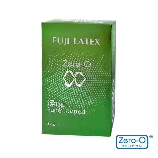 【Fujicondom不二乳膠】FUJI LATEX ZERO-0 零零 激點環紋型/浮粒型/超觸感型(12入/盒)