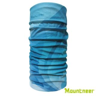 【Mountneer山林】COOL MAX排汗頭巾-天藍 11H20-78(頭巾/頭帶/排汗/戶外用品/清爽透氣)