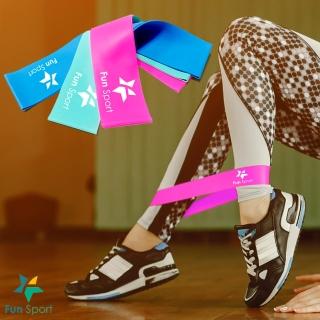 【Fun Sport】3條超值組_樂訓環彈力拉帶-3力道組-MINI BANDS(彈力圈/彈力帶/翹臀圈)
