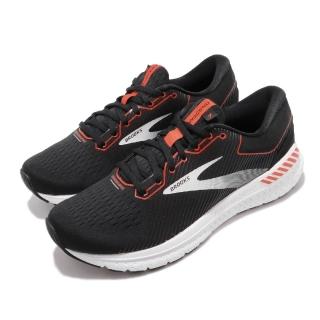 【BROOKS】慢跑鞋 Transcend 7 運動 男鞋 路跑 緩震 DNA科技 透氣 健身 黑 橘(1103311D043)