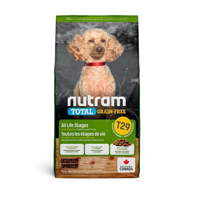 【Nutram 紐頓】T23/T25/T26/T27/T28/T29無穀全能系列狗飼料 2kg/4.4lb(火雞/鮭魚/羊肉/小顆粒、狗糧)