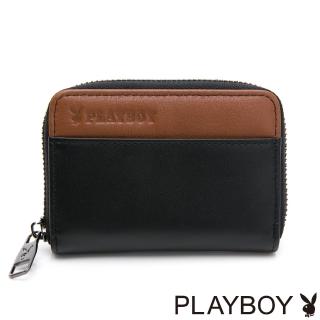 【PLAYBOY】零錢包 2TONES系列(黑色)
