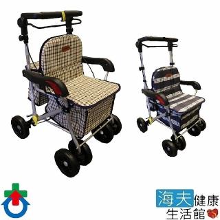 【海夫健康生活館】杏華 銀髮族 鋁製 健步車 助行車 日式經典米格風(F827)