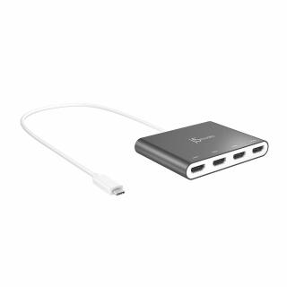 【j5create 凱捷】USB-C to 4-Port HDMI 多螢幕外接顯示卡 - JCA366