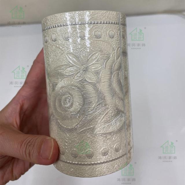 【鴻民壁紙】PVC立體自黏立體踢腳板(防水 背膠)