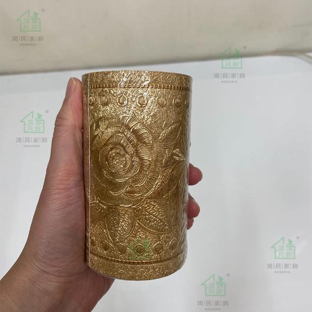 【鴻民壁紙】PVC立體自黏立體踢腳板(防水 背膠)