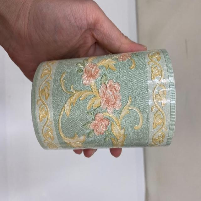 【鴻民壁紙】PVC立體自黏立體踢腳板(防水 背膠)