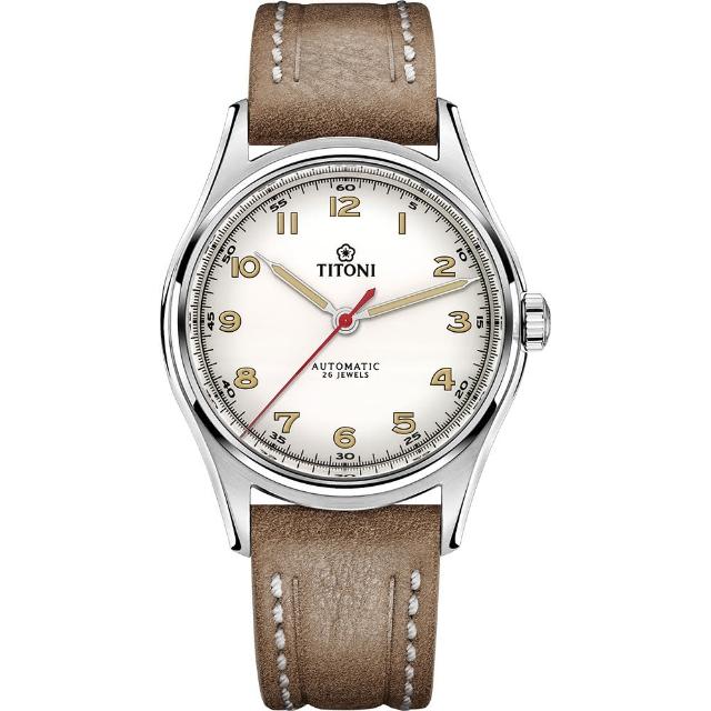 【TITONI 梅花錶】傳承系列百周年紀念腕錶-39mm(83019 S-ST-639)