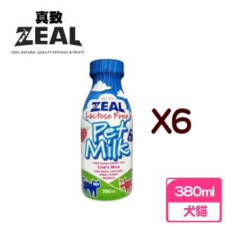 【ZEAL 岦歐】紐西蘭犬貓專用鮮乳6罐組