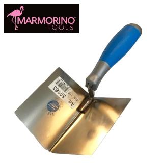 【Marmorino Tools 義大利原裝進口】MO69183 專業牆面塗料 陰角銳利收邊刀(110x75mm DIY 工具)