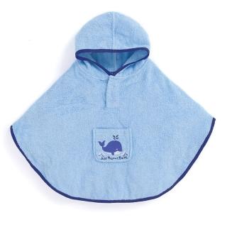 【JoJo Maman BeBe】嬰幼兒/兒童游泳浴巾_鯨魚(JJB8595B)