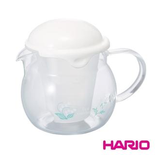 【HARIO】KIRARA蛋型白色茶壺 / CHY-36-W